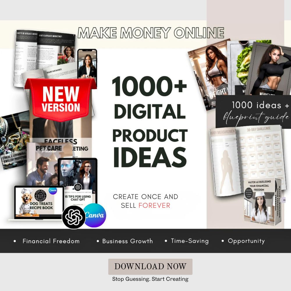 1000+ Trending Digital Product Ideas to Make Money Online