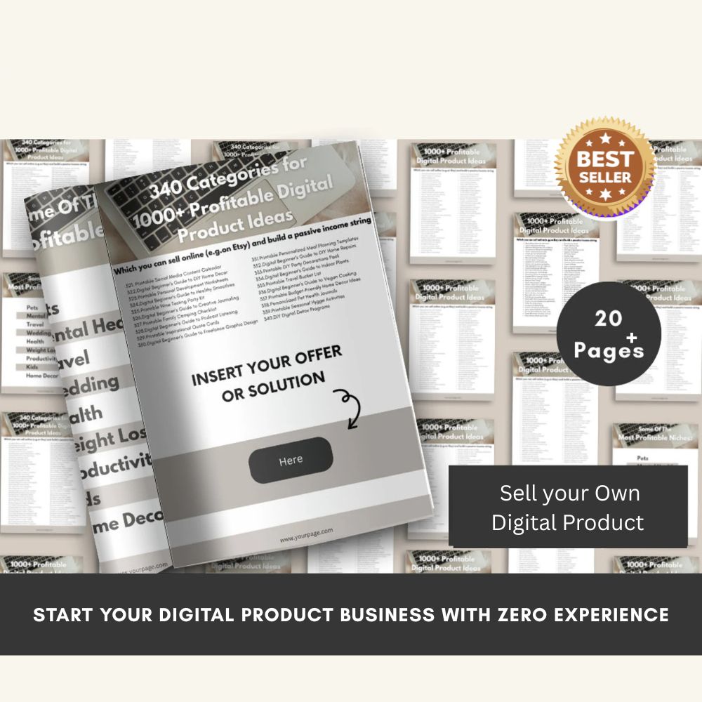 1000+ Trending Digital Product Ideas to Make Money Online